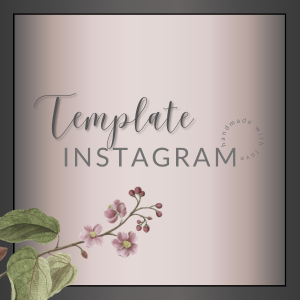 template instagram