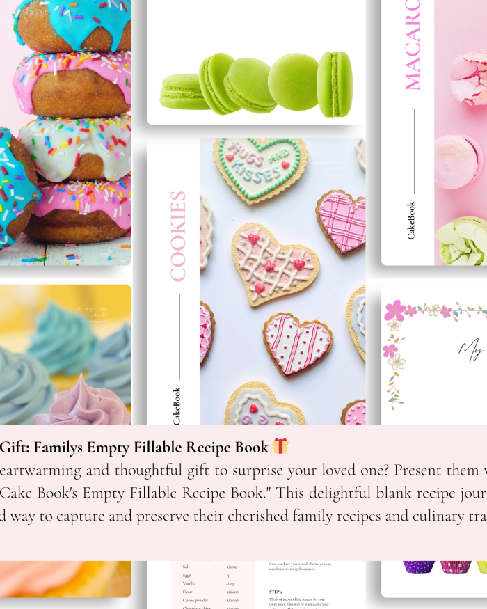 Family Secret Cake Recipe Book